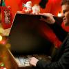 BONES:  Booth (David Boreanaz, L) and Brennan (Emily Deschanel, R) to to victim and Santa impersonator Kristopher Kringle's apartment to look for clues but find a winter wonderland in the BONES episode &quot;The Santa in the Slush&quot; airing Tuesday, Nov. 27 (8:00-9:00 PM ET/PT) on FOX.  &copy;2007 Fox Broadcasting Co.  Cr:  Isabella Vosmikova/FOX