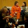 BONES:  Brennan (Emily Deschanel, R) arranges a Christmas surprise for her incarcerated father Max (guest star Ryan O'Neal, L) in the BONES episode &quot;The Santa in the Slush&quot; airing Tuesday, Nov. 27 (8:00-9:00 PM ET/PT) on FOX.  &copy;2007 Fox Broadcasting Co.  Cr:  Isabella Vosmikova/FOX