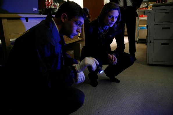 BONES: Brennan (Emily Deschanel, R) looks for traces of blood in an office building where remains of an employee are found in an elevator shaft in the BONES episode "The Crank in the Shaft" airing Wednesday, Oct. 1 (8:00-9:00 PM ET/PT) on FOX. Also pictured: David Greenman (L). ©2008 Fox Broadcasting Co. Cr: Greg Gayne/FOX BONES: Brennan (Emily Deschanel, R) looks for traces of blood in an office building where remains of an employee are found in an elevator shaft in the BONES episode "The Crank in the Shaft" airing Wednesday, Oct. 1 (8:00-9:00 PM ET/PT) on FOX. Also pictured: David Greenman (L). ©2008 Fox Broadcasting Co. Cr: Greg Gayne/FOX