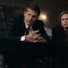 BONES:  When Booth (David Boreanaz, L) and Brennan (Emily Deschanel, R) find a severed body in the Chesapeake Bay, they investigate the parishioners of a small community church in the BONES episode &quot;The He in the She&quot; airing Wednesday, Oct. 8 (8:00-9:00 PM ET/PT) on FOX.  &copy;2008 Fox Broadcasting Co.  Cr:  FOX
