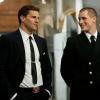 BONES:  Booth (David Boreanaz, L) introduces his younger brother Jared (guest star Brendan Fehr, R) to the Jeffersonian team in the BONES episode &quot;The Con Man in the Meth Lab&quot; airing Wednesday, Nov. 12 (8:00-9:00 PM ET/PT) on FOX.  &copy;2008 Fox Broadcasting Co.  Cr:  Greg Gayne/FOX