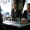 BONES:  Brennan (Emily Deschanel, C) and her father Max (guest star Ryan O'Neal, R) discuss their relationship with Dr. Sweets (John Francis Daley, L) in the BONES episode &quot;The Bone That Blew&quot; airing Wednesday, Nov. 26 (8:00-9:00 PM ET/PT) on FOX.  &copy;2008 Fox Broadcasting Co.  Cr:  Isabella Vosmikova/FOX