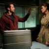BONES:  When Booth mysteriously goes missing, Brennan (Emily Deschanel, R), Hodgins (TJ Thyne, L) and the Jeffersonian team race against the clock to prevent him from becoming the Grave Digger's latest victim in the BONES episode &quot;The Hero in the Hold&quot; airing Thursday, Jan.  22 (8:00-9:00 PM ET/PT) on FOX.  &copy;2008 Fox Broadcasting Co.  Cr:  Greg Gayne/FOX