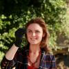 BONES:  Brennan (Emily Deschanel) finds an important clue in the BONES episode "The Princess and the Pear" airing Thursday, Feb. 19 (8:00-9:00 PM ET/PT) on FOX.  ©2009 Fox Broadcasting Co.  Cr:  Isabella Vosmikova/FOX