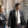 BONES:  Brennan (Emily Deschanel, L) and Booth (David Boreanaz, R) investigate a vineyard where a decomposed body is found in a wine cask in the BONES episode &quot;The Critic in the Cabernet&quot; airing Thursday, May 7 (8:00-9:00 PM ET/PT) on FOX.  &#xa9;2009 Fox Broadcasting Co.  Cr:  Richard Foreman/FOX