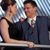BONES: In an episode with a twist, Brennan (Emily Deschanel, L) and Booth (David Boreanaz, R) are owners of &quot;The Lab&quot; nightclub who are under investigation for murder  in the BONES season finale episode &quot;The End in the Beginning&quot; airing Thursday, May 14 (8:00-9:00 PM ET/PT) on FOX.  &#xa9;2009 Fox Broadcasting Co.  Cr:  Greg Gayne/FOX