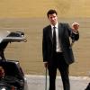 BONES:  Brennan (Emily Deschanel, R) and Booth (David Boreanaz, L) find a corpse in the trunk of a car in the BONES episode &quot;The Bond in the Boot&quot; airing Thursday, Sept. 24 (8:00-9:00 PM ET/PT) on FOX.  &#xa9;2009 Fox Broadcasting Co.  Cr:  Greg Gayne/FOX