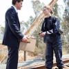 BONES:  Brennan (Emily Deschanel, R) and Booth (David Boreanaz, L) examine the remains of a young man whose body is found dismembered along a train track in the BONES episode &quot;The Plain in the Prodigy&quot; airing Thursday, Oct. 1 (8:00-9:00 PM ET/PT) on FOX.  &#xa9;2009 Fox Broadcasting Co.  Cr:  Greg Gayne/FOX