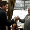 BONES:  Booth (David Boreanaz, L) must make a tough decision about the care of his grandfather Hank (guest star Ralph Waite, R) in the BONES episode &quot;The Foot in the Foreclosure&quot; airing Thursday, Nov. 19 (8:00-9:00 PM ET/PT) on FOX.  &#xa9;2009 Fox Broadcasting Co.  Cr:  Greg Gayne/FOX