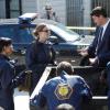 BONES:  Brennan (Emily Deschanel, C), Booth (David Boreanaz, R) and Cam (Tamara Taylor, L) investigate the death of a competitive gamer in the BONES episode &quot;The Gamer in the Grease&quot; airing Thursday, Dec. 3 (8:00-9:00 PM ET/PT) on FOX.  &#xa9;2009 Fox Broadcasting Co.  Cr:  Greg Gayne/FOX