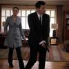 BONES:  Brennan (Emily Deschanel, L) and Booth (David Boreanaz, R) investigate the home of a dentist whose skeleton is found buried at a Civil War reenactment site in the BONES episode &quot;The Dentist in the Ditch&quot; airing Thursday,  Jan. 28 (8:00-9:00 PM ET/PT) on FOX.  &#xa9;2010 Fox Broadcasting Co.  Cr:  Greg Gayne/FOX