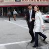 BONES:  Brennan (Emily Deschanel, R) and Booth (David Boreanaz, L) investigate a subway train accident in the BONES episode "The Bones on the Blue Line" airing Thursday, April 1 (8:00-9:00 PM ET/PT) on FOX.  ©2010 Fox Broadcasting Co.  Cr:  Greg Gayne/FOX