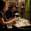 BONES:  Brennan (Emily Deschanel, L) and Booth (David Boreanaz, C) meet Riku Iwanaga (guest star Seiko Matsuda, R), a reporter who is interviewing Brennan about her new book, in the BONES episode &quot;The Bones on the Blue Line&quot; airing Thursday, April 1 (8:00-9:00 PM ET/PT) on FOX.  &#xa9;2010 Fox Broadcasting Co.  Cr:  Greg Gayne/FOX