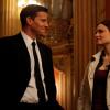 BONES:  Brennan (Emily Deschanel, R) and Booth (David Boreanaz, L) work on their first case together in the milestone 100th episode of BONES, which takes viewers back in time six years.  The BONES 100th episode &quot;The Parts in the Sum of the Whole&quot; airs Thursday, April 8 (8:00-9:00 PM ET/PT) on FOX.  &#xa9;2010 Fox Broadcasting Co.  Cr:  Greg Gayne/FOX