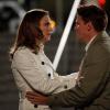 BONES:  Brennan (Emily Deschanel, L) and Booth (David Boreanaz, R) make a decision about their personal and professional relationship in the milestone 100th episode of BONES that takes viewers back in time six years as Brennan and Booth recount to Dr. Lance Sweets the first case they worked on together.   The BONES 100th episode &quot;The Parts in the Sum of the Whole&quot; airs Thursday, April 8 (8:00-9:00 PM ET/PT) on FOX.  &#xa9;2010 Fox Broadcasting Co.  Cr:  Greg Gayne/FOX