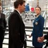 BONES:  Brennan (Emily Deschanel, second from R) and Booth (David Boreanaz, second from L) discuss a case with marine biologist Dr. Catherine Bryar (guest star Rena Sofer, R) and FBI Agent Andrew Hacker (guest star Diedrich Bader, L) in the BONES episode &quot;The Predator in the Pool&quot; airing Thursday, April 22 (8:00-9:00 PM ET/PT) on FOX.  &#xa9;2010 Fox Broadcasting Co.  Cr:  Greg Gayne/FOX