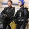 BONES:  Brennan (Emily Deschanel, R) and Hodgins (TJ Thyne, L) prepare to dive into the shark tank at the Washington, D.C. Aquarium to recover a victim's remains in the BONES episode &quot;The Predator in the Pool&quot; airing Thursday, April 22 (8:00-9:00 PM ET/PT) on FOX.  &#xa9;2010 Fox Broadcasting Co.  Cr:  Greg Gayne/FOX