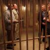 BONES:  After they are arrested driving back from a crime scene, Hodgins (TJ Thyne, second from R) and Angela (Michaela Conlin, R) make an important decision in the BONES episode &quot;The Witch in the Wardrobe&quot; airing Thursday, May 6 (8:00-9:00 PM ET/PT) on FOX.  Also pictured:  Guest stars Wade Williams (second from R) and              William Stanford Davis (L).  &#xa9;2010 Fox Broadcasting Co.  Cr:  Greg Gayne/FOX