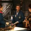 BONES:  Brennan (Emily Deschanel, L) and Hodgins (TJ Thyne, C) contemplate what Asst. U.S. Attorney Caroline Julian (Patricia Belcher, R) tells them related to the Gravedigger trial in the BONES episode &quot;The Boy with the Answer&quot; airing Thursday, May 13 (8:00-9:00 PM ET/PT) on Fox.  &#xa9;2010 Fox Broadcasting Co.  Cr:  Mathieu Young/FOX