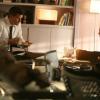 BONES:  Brennan (Emily Deschanel, R) and Booth (David Boreanaz, L) work late trying to find evidence they may have missed to help convict the Gravedigger in the BONES episode &quot;The Boy with the Answer&quot; airing Thursday, May 13 (8:00-9:00 PM ET/PT) on Fox.  &#xa9;2010 Fox Broadcasting Co.  Cr:  Mathieu Young/FOX