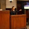 BONES:  Brennan (Emily Deschanel) takes the stand during the Gravedigger trial in the BONES episode &quot;The Boy with the Answer&quot; airing Thursday, May 13 (8:00-9:00 PM ET/PT) on Fox.  &#xa9;2010 Fox Broadcasting Co.  Cr:  Greg Gayne/FOX