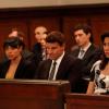 BONES:  L-R:  Cam (Tamara Taylor), Booth (David Boreanaz) and Angela (Michaela Conlin) give Brennan their support when she testifies during the  Gravedigger trial in the BONES episode &quot;The Boy with the Answer&quot; airing Thursday, May 13 (8:00-9:00 PM ET/PT) on Fox.  &#xa9;2010 Fox Broadcasting Co.  Cr:  Greg Gayne/FOX