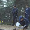 BONES:  Cam (Tamara Taylor, L) and Booth (David Boreanaz, R) search for the murderer of a bounty hunter in the &quot;The Body in the Bounty&quot; episode of BONES airing Thursday, Oct. 14 (8:00-9:00 PM ET/PT) on FOX.  &#xa9;2010 Fox Broadcasting Co.  Cr:  Ray Mickshaw/FOX