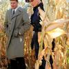 BONES:  Brennan (Emily Deschanel, R) and Booth (David Boreanaz, L) investigate a body found in a  cornfield in &quot;The Sin in the Sisterhood&quot; episode of BONES airing Thursday, Feb. 3 (9:00-10:00 PM ET/PT) on FOX.  &#xa9;2011 Fox Broadcasting Co.  Cr:  Ray Mickshaw/FOX
