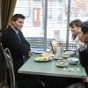 BONES:  Booth (David Boreanaz, L) and Brennan (Emily Deschanel, C) listen as Sweets (John Francis Daley, R) tries to get them to discuss their relationship in &quot;The Blackout in the Blizzard&quot; episode of BONES airing Thursday, March 17 (9:00-10:00 PM ET/PT) on FOX.  &#xa9;2011 Fox Broadcasting Company.  Cr:  Richard Foreman/FOX