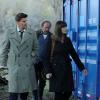 BONES:  Brennan (Emily Deschanel, R) and Booth (David Boreanaz, L) visit a university's body farm in &quot;The Feet on the Beach&quot; episode of BONES airing Thursday, April 7 (9:00-10:00 PM ET/PT) on FOX.  Also pictured:  David Ury, C.  &#xa9;2011 Fox Broadcasting Co.  Cr:  Ray Mickshaw/FOX