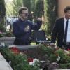 BONES:  Booth (David Boreanaz, R) and Hodgins (TJ Thyne, L) investigate remains found in a planter at a newly built community center in "The Pinocchio in the Planter" episode of BONES airing Thursday, April 28 (9:00-10:00 PM ET/PT) on FOX.  ©2011 Fox Broadcasting Co.  Cr:  Ray Mickshaw/FOX