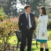 BONES:  Brennan (Emily Deschanel, R) and Booth (David Boreanaz, L) help reunite a Jane Doe with her family in &quot;The Signs in the Silence&quot; episode of BONES airing Thursday, May 5 (9:00-10:00 PM ET/PT) on FOX.  &#xa9;2011 Fox Broadcasting Co.  Cr:  Adam Taylor/FOX