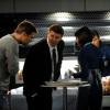 BONES:  Booth (David Boreanaz, second from L), Brennan (Emily Deschanel, R) and Cam (Tamara Taylor, second from R) enlist the help of Walter Sherman, a professional locator (guest star Geoff Stults, L) to help uncover some key evidence in the &quot;Finder&quot; episode of BONES airing Thursday, April 21 (9:00-10:00 PM ET/PT) on FOX.  &#xa9;2011 Fox Broadcasting Co.  Cr:  Ray Mickshaw/FOX