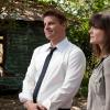 BONES:  Brennan (Emily Deschanel, R) and Booth (David Boreanaz, L) investigate a case in the Florida everglades in the &quot;Finder&quot; episode of BONES airing Thursday, April 21 (9:00-10:00 PM ET/PT) on FOX.  &#xa9;2011 Fox Broadcasting Co.  Cr:  Glenn Watson/FOX