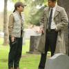 BONES:  Booth (David Boreanaz, R) and Special Agent Genny Shaw (guest star Tina Majorino, L) work to catch sniper-on-the-loose Jacob Broadsky in &quot;The Hole in the Heart&quot; episode of BONES airing Thursday, May 12 (9:00-10:00 PM ET/PT) on FOX.  &#xa9;2011 Fox Broadcasting Co.  Cr:  Patrick Wymore/FOX