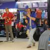 BONES:  Booth (David Boreanaz) and Brennan go undercover at a bowling alley in "The Change in the Game" season finale episode of BONES airing Thursday, May 19 (9:00-10:00 PM ET/PT) on FOX.  ©2011 Fox Broadcasting Co.  Cr:  Ray Mickshaw/FOX