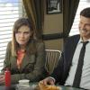BONES:  Brennan (Emily Deschanel, L) and Booth (David Boreanaz, R) meet with Max to discuss an undercover assignment in "The Change in the Game" season finale episode of BONES airing Thursday, May 19 (9:00-10:00 PM ET/PT) on FOX.  ©2011 Fox Broadcasting Co.  Cr:  Ray Mickshaw/FOX
