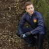 BONES:  Hodgins (TJ Thyne) investigates remains found in a paintball field in &quot;The Memories in the Shallow Grave&quot; Season Seven premiere of BONES airing Thursday, Nov. 3 (9:00-10:00 ET/PT) on FOX.  &#xa9;2011 Fox Broadcasting Co. Cr:  Beth Dubber/FOX