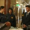 BONES:  L-R:  Brennan (Emily Deschanel), Cam (Tamara Taylor) and Booth (David Boreanaz) investigate remains found at a Washington, DC monument in &quot;The Crack in the Code&quot; episode of BONES airing Thursday, Dec. 15 (9:00-10:00 PM ET/PT) on FOX.  &#xa9;2011 Fox Broadcasting Co.  Cr:  Patrick McElhenney/FOX