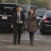 BONES:  Brennan (Emily Deschanel, R) and Booth (David Boreanaz, L) investigate a murder that took place in prison in &quot;The Prisoner in the Pipe&quot; spring premiere of BONES airing Monday, April 2 (8:00-9:00 PM ET/PT) on FOX.  &#xa9;2012 Fox Broadcasting Co.  Cr:  Patrick McElhenney/FOX