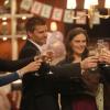BONES:  Brennan (Emily Deschanel, R) and Booth (David Boreanaz, L) return home with their new baby in &quot;The Prisoner in the Pipe&quot; Spring Premiere episode of BONES airing Monday, April 2 (8:00-9:00 PM ET/PT) on FOX.  &#xa9;2012 Fox Broadcasting Co.  Cr:  Patrick McElhenney/FOX