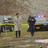 BONES:  Brennan (Emily Deschanel, R) and Booth (David Boreanaz, L) investigate a corpse found at a landfill in the &quot;The Don't in the Do&quot; episode of BONES airing Monday, April 16 (8:00-9:00 PM ET/PT) on FOX.  &#xa9;2012 Fox Broadcasting Co.  Cr:  Ray Mickshaw/FOX