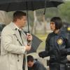 BONES:  Booth (David Boreanaz, L) and Cam (Tamara Taylor, R) investigate a corpse found at a landfill in the &quot;The Don't in the Do&quot; episode of BONES airing Monday, April 16 (8:00-9:00 PM ET/PT) on FOX. &#xa9;2012 Fox Broadcasting Co.  Cr:  Ray Mickshaw/FOX