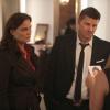 BONES:  Brennan (Emily Deschanel, L) and Booth (David Boreanaz, R) question a hair salon owner in the &quot;The Don't in the Do&quot; episode of BONES airing Monday, April 16 (8:00-9:00 PM ET/PT) on FOX. &#xa9;2012 Fox Broadcasting Co. Cr: Patrick McElhenney/FOX