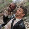 BONES:  Booth (David Boreanaz) takes an unexpected fall when investigating a murder linked to a century-old family feud in the &quot;The Family in the Feud&quot; episode of BONES airing Monday, April 30 (8:00-9:00 PM ET/PT) on FOX.  &#xa9;2012 Fox Broadcasting Co.  Cr:  Patrick McElhenney/Fox