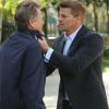 BONES:  Booth (David Boreanaz, R) needs answers from Max (guest star Ryan O'Neal, L) in the "The Past in the Present" season finale episode of BONES airing Monday, May 14 (8:00-9:00 PM ET/PT) on FOX.  ©2012 Fox Broadcasting Co.  Cr:  Patrick McElhenney/FOX