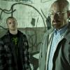 Jesse Pinkman (Aaron Paul) and Walter White (Bryan Cranston) - Breaking Bad - Gallery - Photo Credit: Frank Ockenfels/AMC