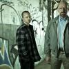 Jesse Pinkman (Aaron Paul) and Walter White (Bryan Cranston) - Breaking Bad - Gallery - Photo Credit: Frank Ockenfels/AMC