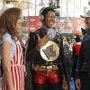 BREAKING IN:  Cameron (Bret Harrison, R), Cash (Alphonso McAuley, C) and Melanie (Odette Annable, L) go undercover at Comic-Con to protect the sequel to "The Goonies" in the "Take the Movie and Run" episode of BREAKING IN airing Wednesday, April 27 (9:30-10:00 PM ET/PT) on FOX.  ©2011 Fox Broadcasting Co.  Cr:  Jordin Althaus/FOX