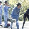 BREAKING IN:  Melanie (Odette Annable, R) leads the team on their latest assignment in the &quot;'Tis Better to Have Loved and Flossed&quot; episode of BREAKING IN airing Wednesday, April 13 (9:30-10:00 PM ET/PT) on FOX.  Also pictured L-R:  Trevor Moore, Alphonso McAuley and Bret Harrison.  &#xa9;2011 Fox Broadcasting Co.  Cr:   Jordin Althaus/FOX